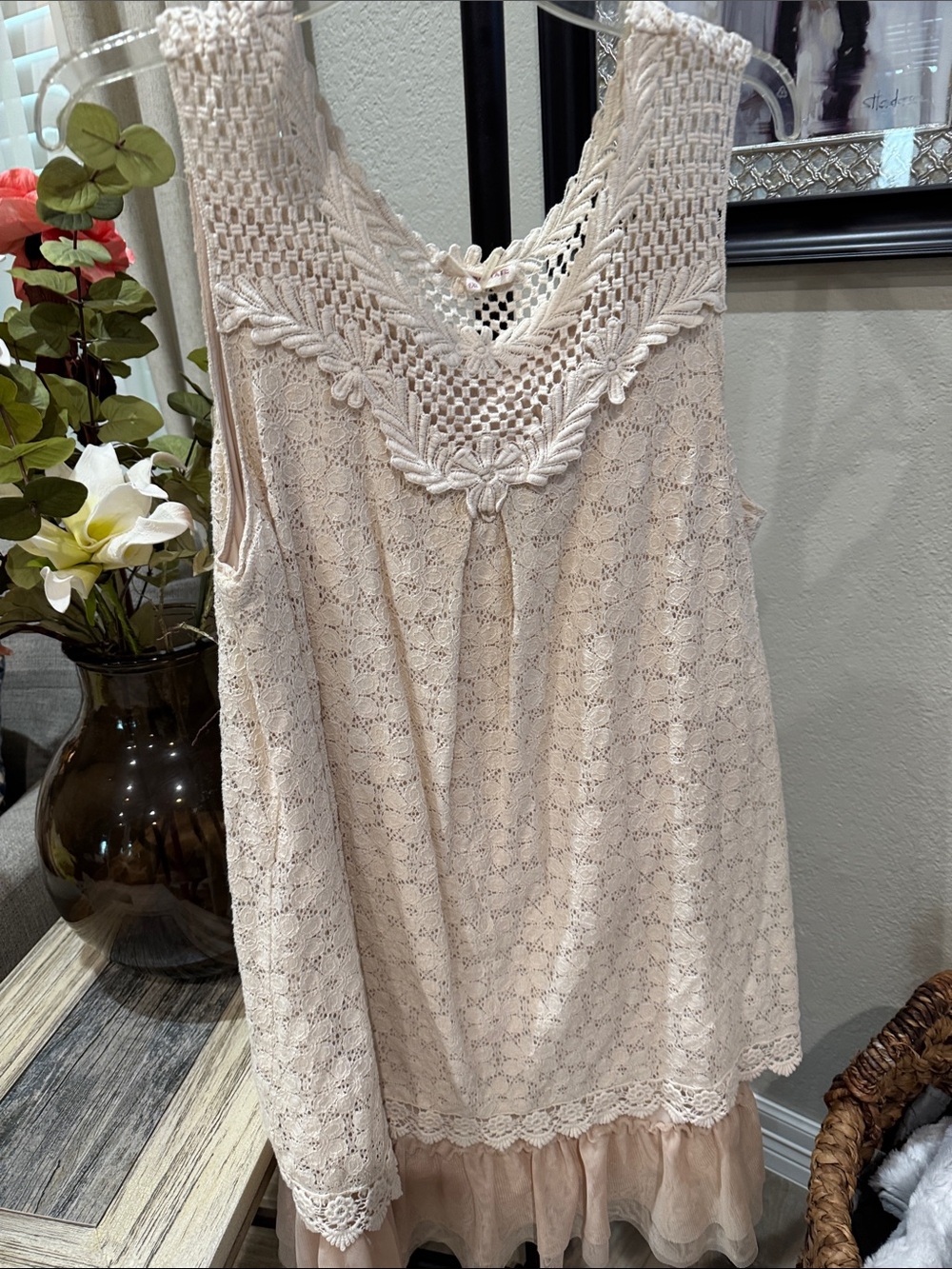 Altar'd State Ivory Lace Crochet Top - Picture 7 of 7